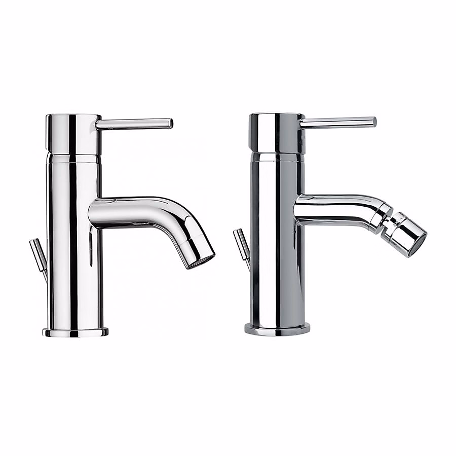 Ensemble De Robinets Pour Lavabo Et Bidet Chromés – Salice