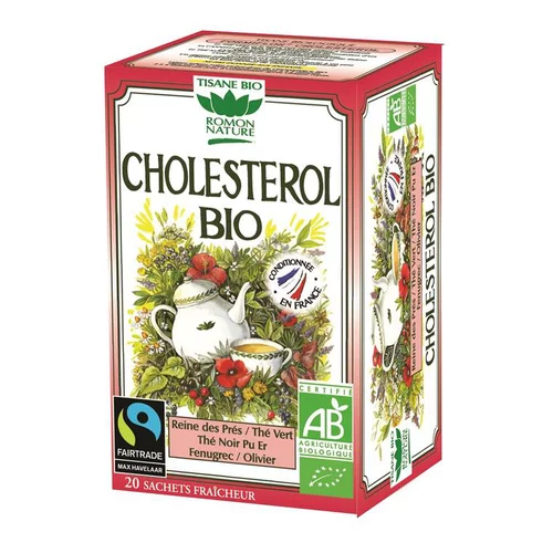 Une idée pour le jardin:Tisane cholestérol bio en boite de 32 g