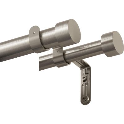 Tringle à rideaux nickel Cappa (Double)