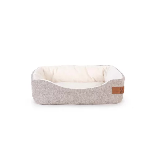 Une solution adaptée à l’extérieur:Corbeille douillette pour petit mammifère coloris beige Taille L Bubimex - 34 x 28 x 12,55 x 8 cm