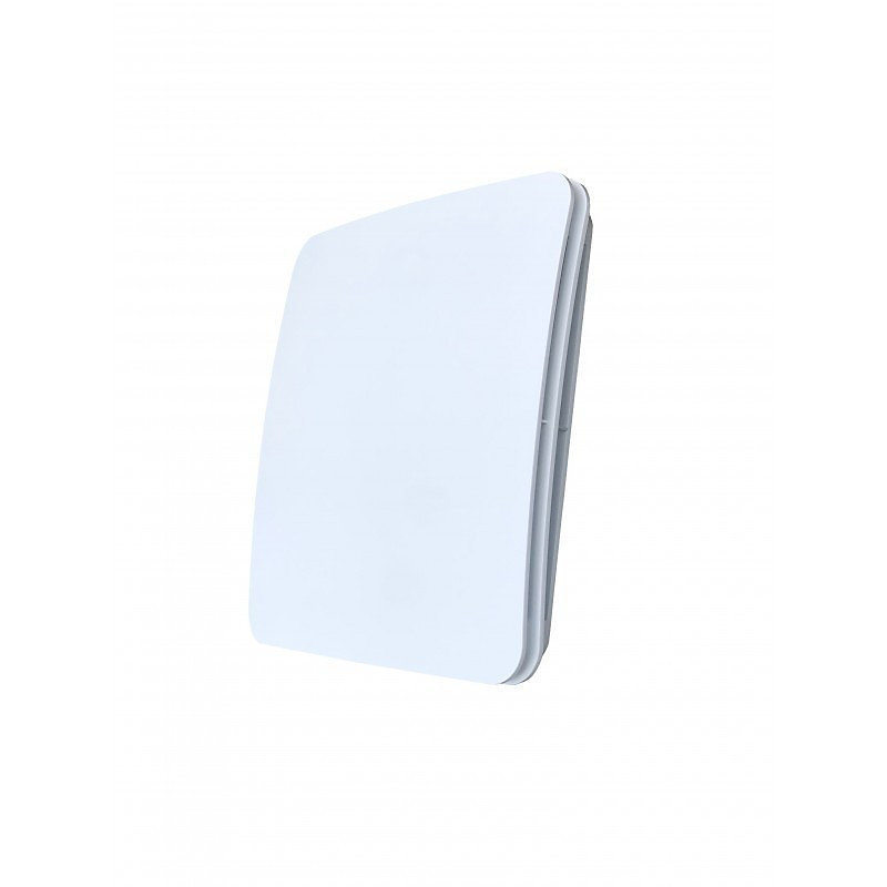 Bouche VMC design carrée coloris blanc AUREA (sans manchette) – Diamètre (mm) 125