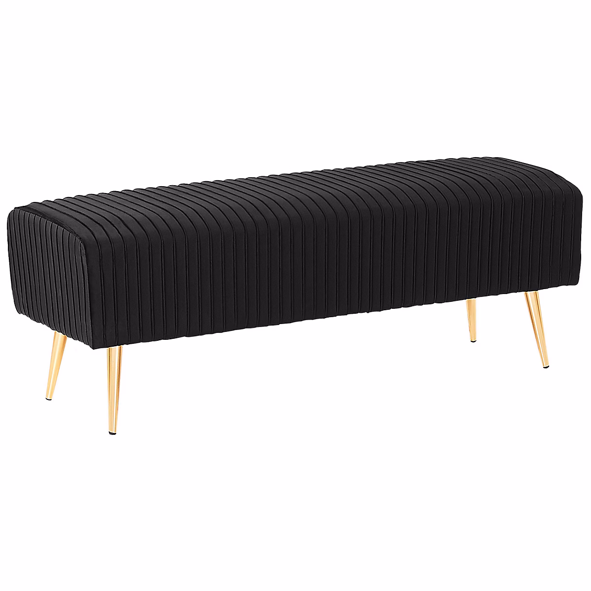 Banc glamour entissu noir PATERSON – Réf. IPDBPOQHA8670888722