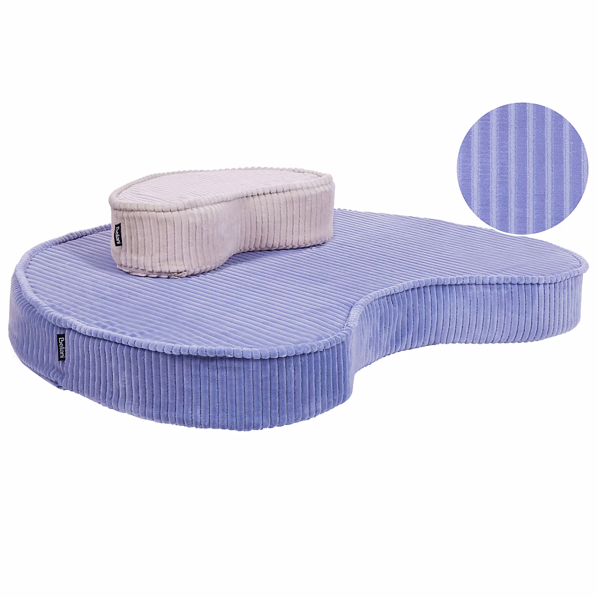 Coussin, plaid et pouf – Coussin de sol entissu violet NILI