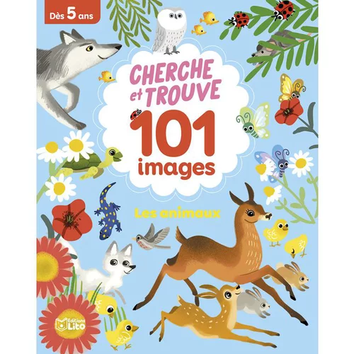 Idéal pour l’extérieur：Cherche et trouve "Les animaux" Ediitions LITO