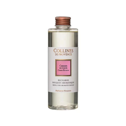 Jardin et solutions：Recharge bouquet parfumé coloris blanc senteur cerisier en fleur Collines de Provence - 200 ml