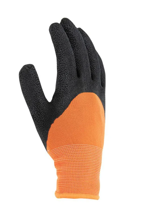 À adopter au jardin：Gants de jardinage coloris noir et orange