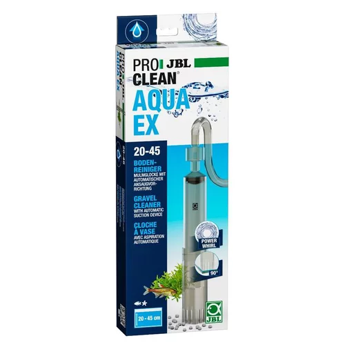 Jardin déco:Cloche à vase pour aquarium coloris noir JBL ProClean Aquaex set 20-45
