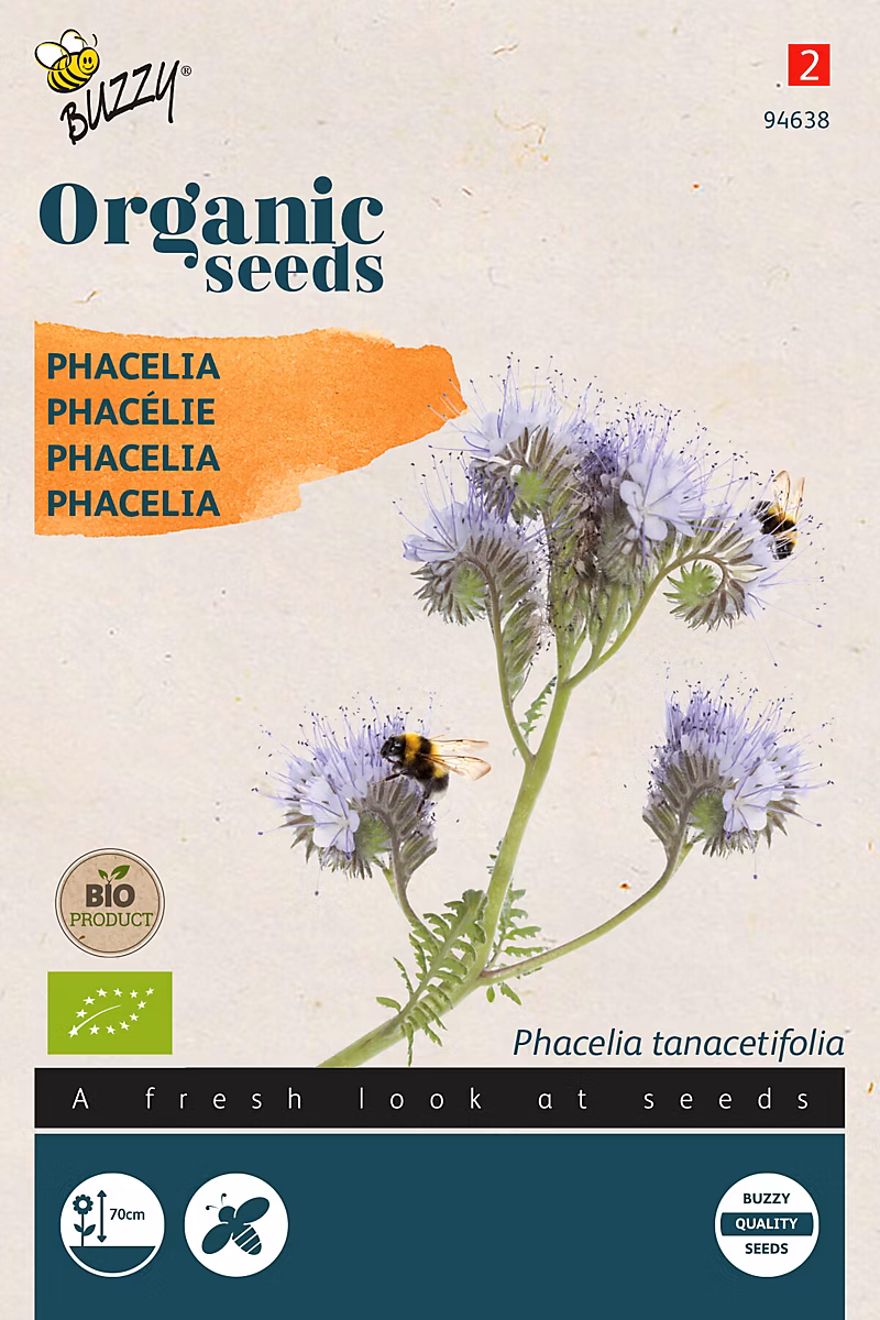 Buzzy Organic Phacelia – bio Semences | Ca. 0 | 5 gr