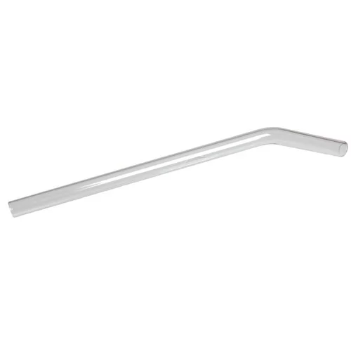 Autour du jardin:Lot de 6 pailles courbées en verre avec le goupillon Ah Table