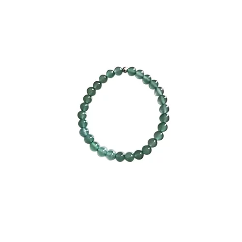 Bien pratique au jardin：Bracelet aventurine verte pour enfant 4mm