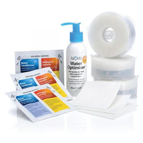 Déco au jardin：Kit d'entretien pour aquarium, 3-pack, optimisateur inclus - BIORB service kit - pour modèles BiOrb.