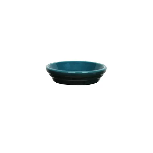 Malin pour le jardin:Soucoupe pot horticole bleu Ø 24 x H3,5 cm