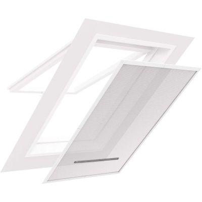 Moustiquaire pour fenêtre de toit (Blanc)