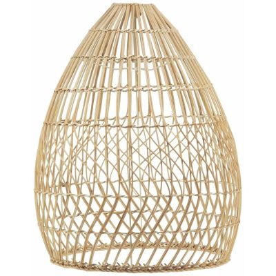Abat-jour en rotin naturel pour suspension