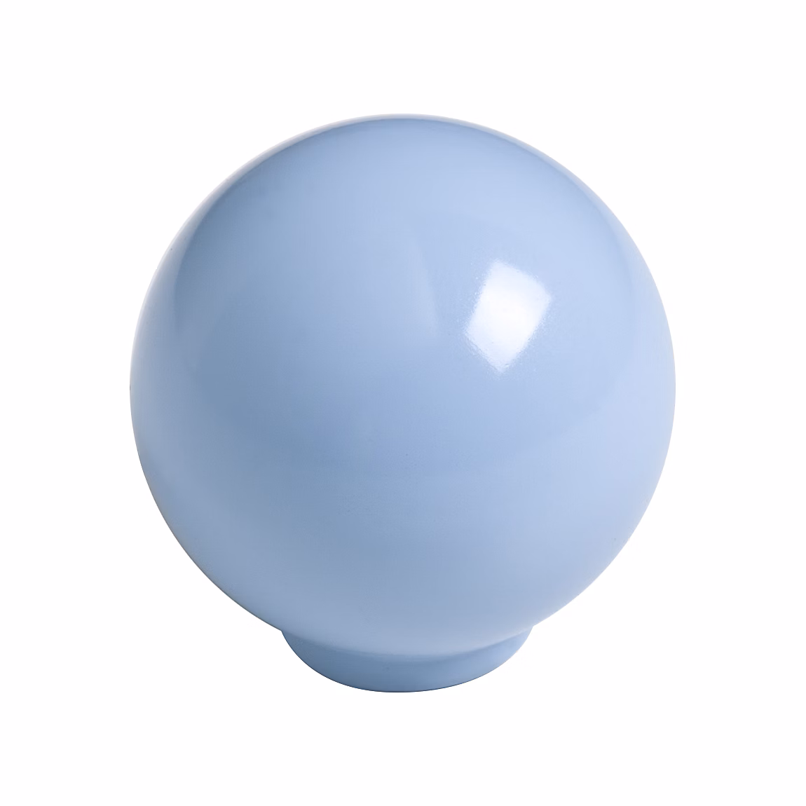 Bouton de meuble boule abs diamètre 29 mm bleu bébé brillant lot de 50 piéces – Réf. VJDDALUCE2554220479