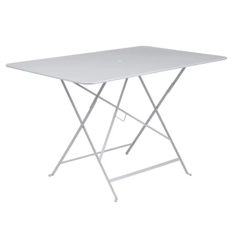 Jardin utile:Table pliante rectangulaire en acier Bistro Fermob - 117 x 77 x 74 cm