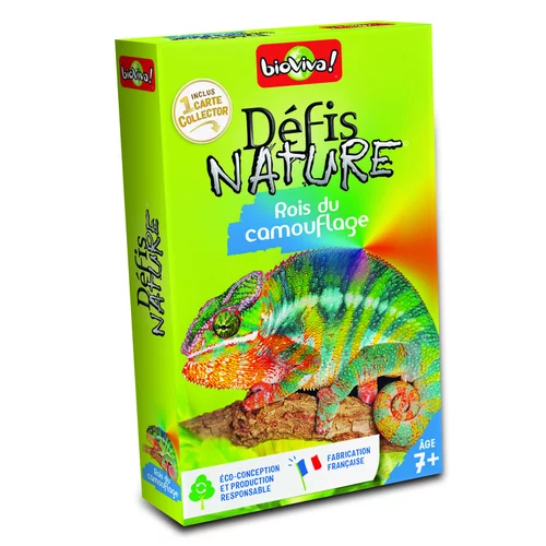 Adapté à votre jardin：Boite de jeu Défis Nature sur le thème Les rois du camouflage