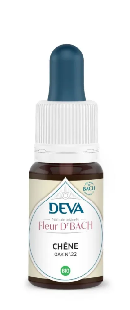 Pour vos besoins extérieurs:Complément alimentaire fleur de Bach chêne bio Deva - 15 ml
