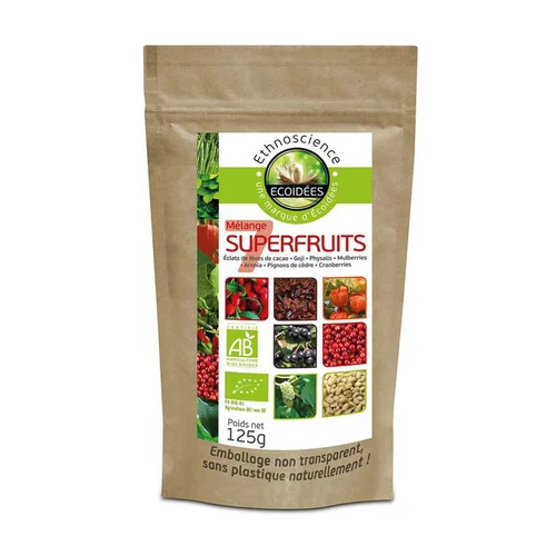 Sélection extérieur:Mélange de 7 superfruits bio en sachet Écoidées - 125 g