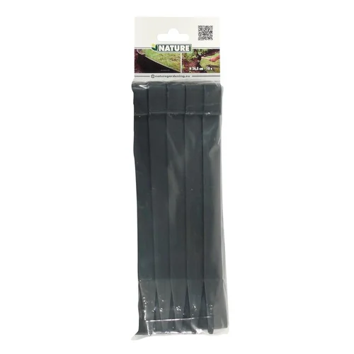 Un atout pour le jardin:Ancres bord noir en polypropylène recyclé Nature Outside Living 27 cm – Les 10 pièces