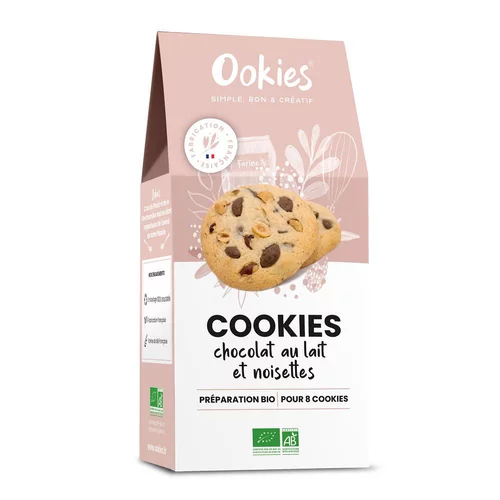 La solution pour votre jardin:Cookies au chocolat au lait et noisettes Ookies - 325 g