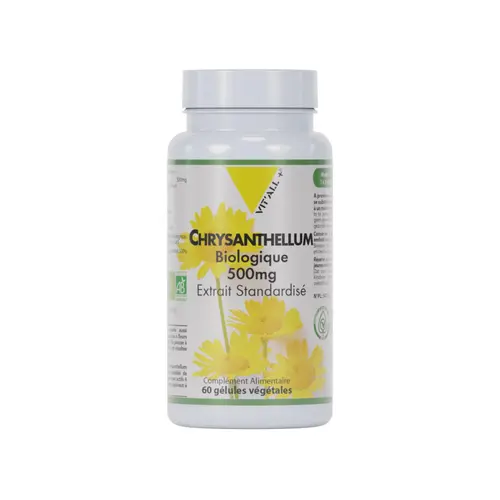Vie dehors:Complément alimentaire bio Vit’All+ Chrysanthellum 500 mg - les 60 gélules végétales