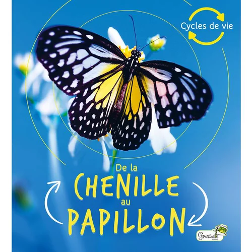 Jardin qualité:De la chenille au papillon aux éditions Grenouille