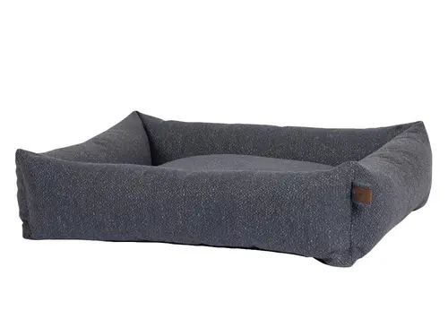 Pratique pour l’extérieur:Panier pour chien coloris bleu Fantail Eco Snug Midnight Blue - 100 x 80 cm