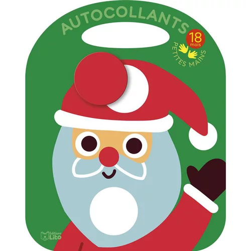 Jardin et pratique:Livre Autocollants Joyeux Noël pour petites mains - dès 18 mois