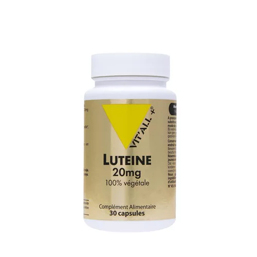 Pour donner du style à l’extérieur:Lutéine en boite de 20 mg