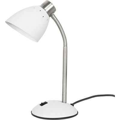 Lampe à poser en métal mat Dorm (Blanc)