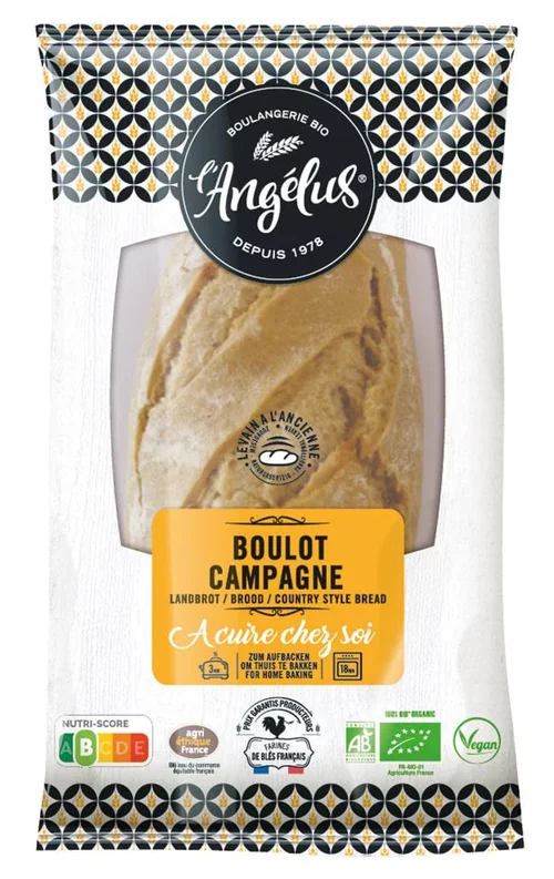 Une touche pratique à l’extérieur:Boulot de campagne bio Angelus - 460 g