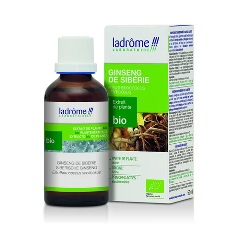 Bien pensé pour le jardin：Ginseng de Sibérie extrait de plantes fraîches bio Ladrôme - 50 ml