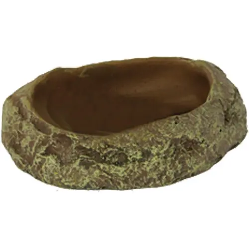 Équipement extérieur：Bassin ou mangeoire pour terrarium coloris gris Reptile Planet Repti Dish - Taille S 10 x 3 x 7 cm