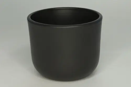 Pour transformer votre jardin:Cache-pot La Belle Verte coloris gris - Ø 13 x 13 cm