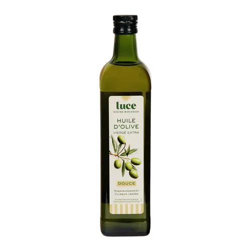 Jardin inspiration：Huile d’olive extra vierge douce bio en bouteille de verre Luce - 75 cl