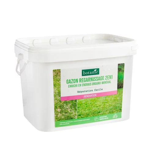Jardin en extérieur:Graines de gazon à semer de regarnissage pour rénovation botanic® - 5 kg