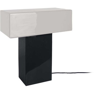 Lampe de table Grato Recto (Noir et gris)
