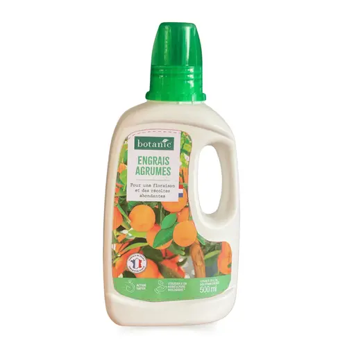 À adopter au jardin：Engrais agrumes en bouteille botanic® - 500 mL