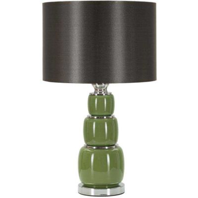 Lampe à poser en verre et métal Eva (Modèle 2)
