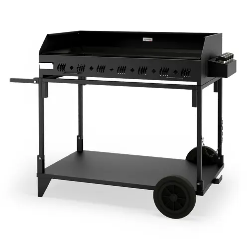 Idée pour le jardin：Plancha gaz avec chariot Exception Pakita 4105 Le Marquier - H 105 cm
