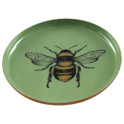 Vide-poche en métal Abeille 11 cm (Vert)