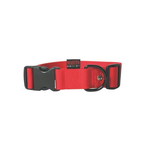 Extérieur nature：Collier chien réglable 40mm / 50-70cm rouge