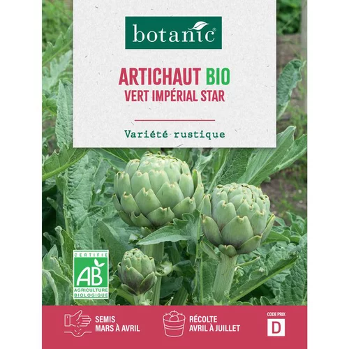 Essentiel pratique：Graines d'Artichaut vert impérial star bio botanic® - graines à semer
