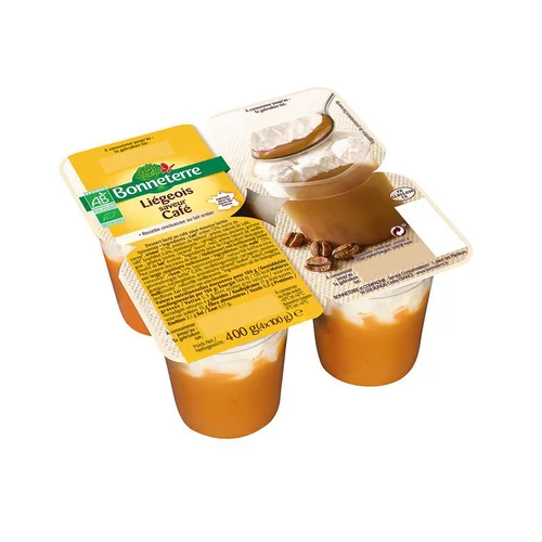 Jardin en pratique：Liégeois saveur café Bonneterre en pot 400 g