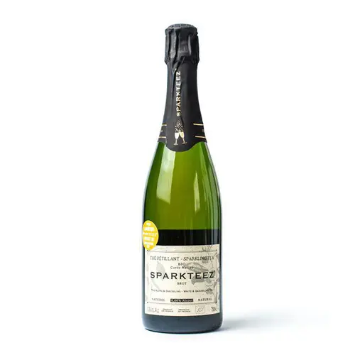 Bien au jardin：Thé pétillant sans alcool bio en bouteille de verre Sparkteez - 75 cl