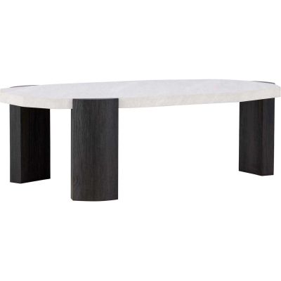Table basse 125 x 71 cm Kres (Gris, Marron)