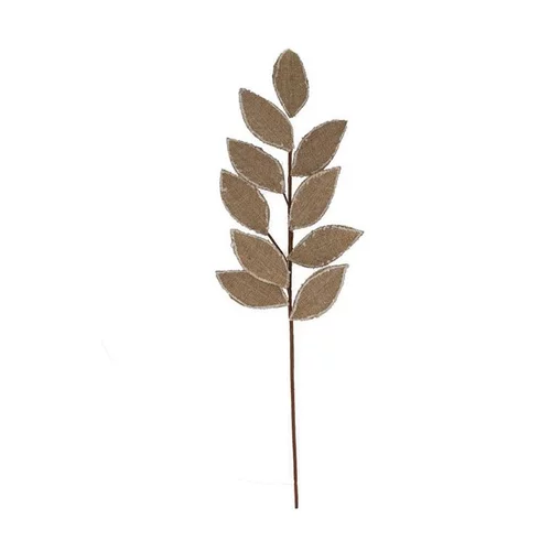 Idéal pour votre jardin:Branche de feuilles en jute - Ø 15 x 76 cm