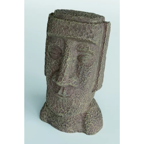 Jardin & maison：Zen Deco Easter Island Résine 8,5x8,5x12,6 cm