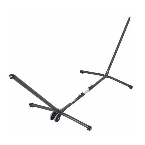 Parfait pour le jardin:Support pour hamac coloris noir en métal Advant Vario Jobek Hamacs - 350 x 100 x 105 cm